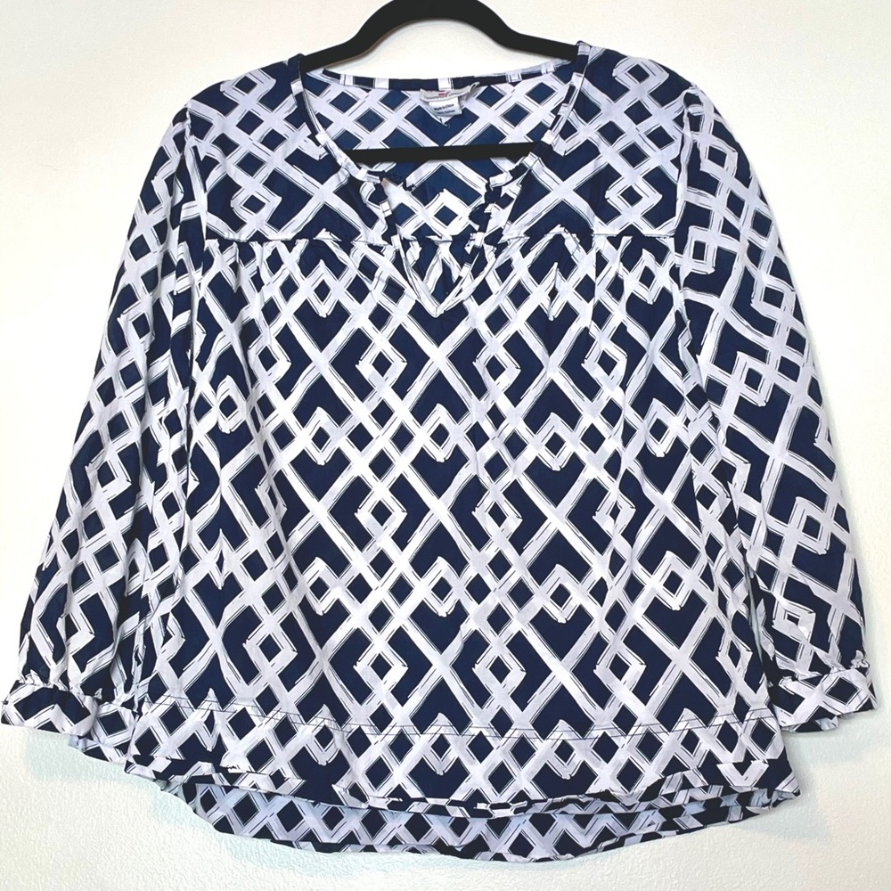 Vineyard Vines Geometric Print Top